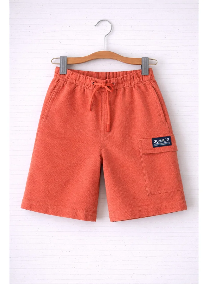 Victor And Jane  Boys’ 2-Piece Set – Mountain Graphic T-Shirt & Textured Shorts for Men | Best Price UAE